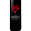 Personalized Red Wine Bottle Gift- Love Shape
