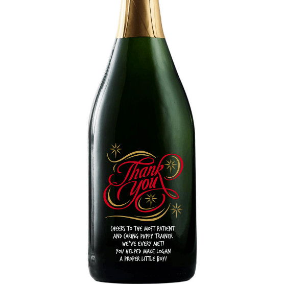 Champagne - Thank You Swirls
