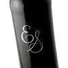 Monogram initials etched on a red wine bottle classy gift for wine drinkers by Etching Expressions