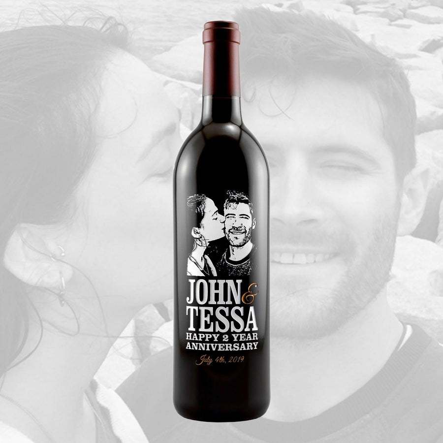 Red Wine - Upload Your Own Anniversary Photo!