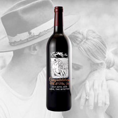Red Wine - Upload Your Own Wedding Photo!