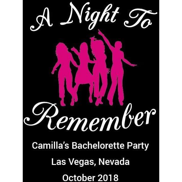 A Night To Remember group of girlfriends design custom etched growler by Etching Expressions
