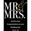 Champagne - Mr & Mrs Contemporary