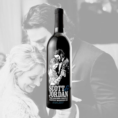 Red Wine - Upload Your Own Wedding Photo!
