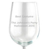 Red Wine Glass - Custom Text