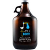 It's a Boy Stork design gift for new parents custom beer growler by Etching Expressions