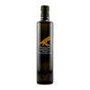 A geometric eagle design etched on a gourmet olive oil bottle military gift by Etching Expressions