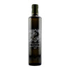 Holiday Reindeer design on a custom olive oil bottle by Etching Expressions